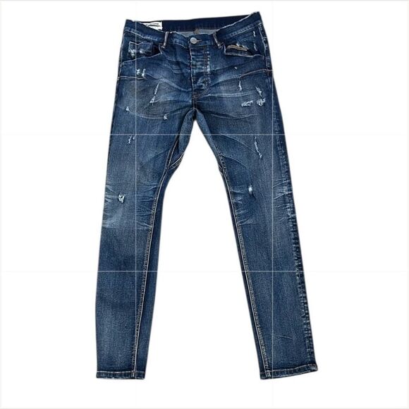 One Teaspoon Blue Distressed Men’s Jeans(Size 32) - Picture 2 of 9